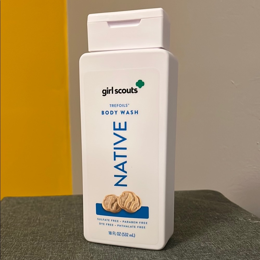 Native Trefoils Body Wash with Girl Scouts Logo